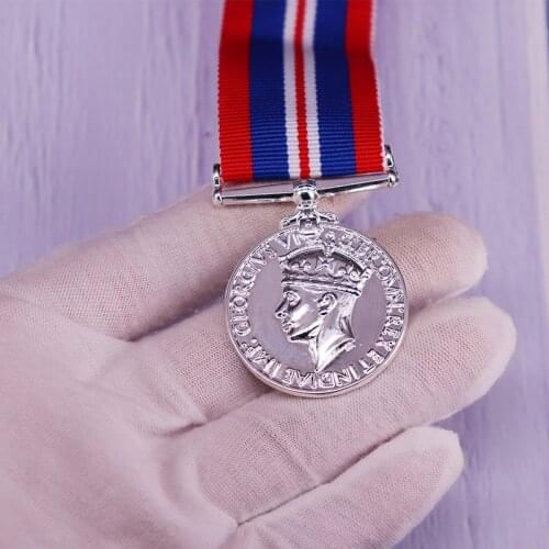 WW2 Georgivs VI British War Military Medal With Original Ribbon
