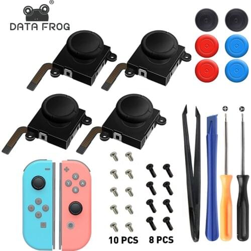 7 In 1 Replacement 3D Analog Joystick Thumb Stick For Nintendo Switch OLED Joy Con Sensor Module For Nintendo Switch Lite