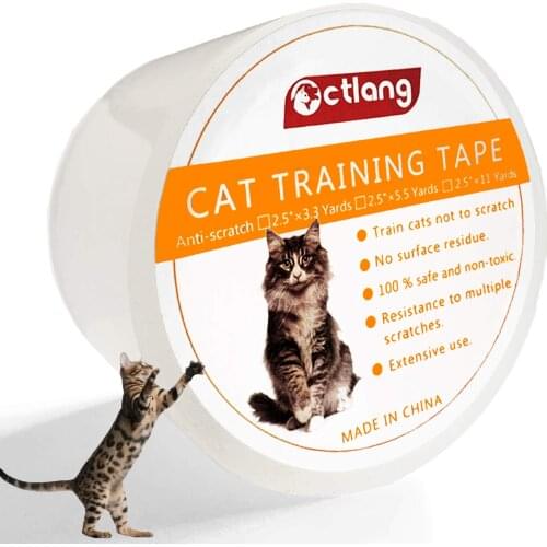 Anti Cat Scratching Training Tape Deterrent Furniture Protectors Double Sided Couch Sofa Door Protection Cat Sticky Paws Tape