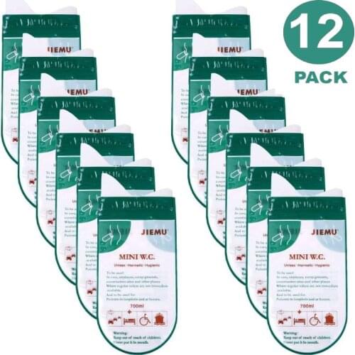 Emergency urine bag, portable unisex urine collection bag for station wagons, vomit bag car urine bag, fig leaf