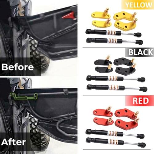 For Can-Am Maverick X3 & X3 Max 2017 2018 2019 2020 2021 Door Opener Gas Struts Set Billet Aluminum Anodized Front and Rear