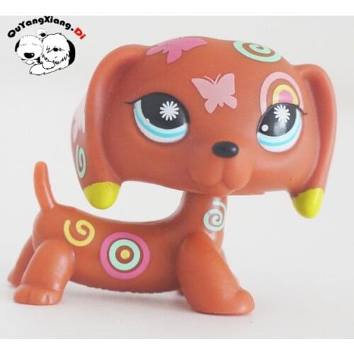 CWG098 Pet Shop Animal Pattern Dachshund puppies doll action Figure