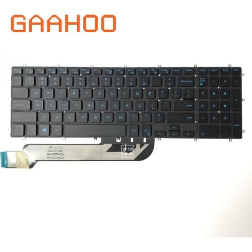 US Backlight Keyboard for DELL Alienware 15M or GAMING G3 G5 G7 Series Laptop with BLUE Backlit and Type