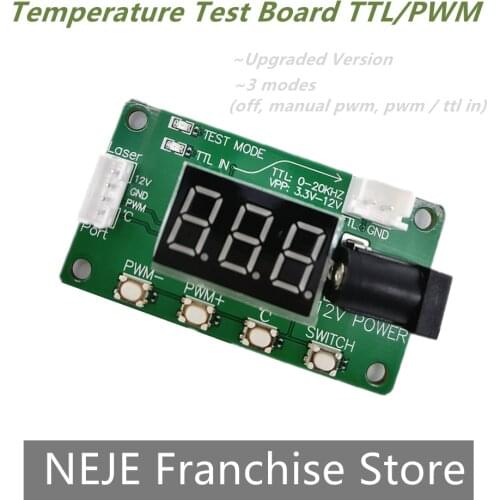 NEJE Temperature Test Board TTL Manual PWM Control Tester for Laser Engraver Module Adjust Power
