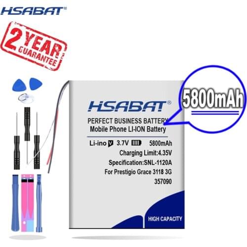 New Arrival [ HSABAT ] 5800mAh 318292 Replacement Battery for Prestigio Grace 3118 3G PMT3118 Tablet 7"