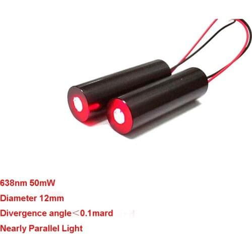 638nm 50nW Long Distance Small Dot Red Laser Module Cutting Positioner