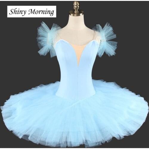 Professional Plain Ballet Tutu Girls Plain Tutu With Flesh Colored Insert White Black Ballet Tutu Corsaire, Raymonda