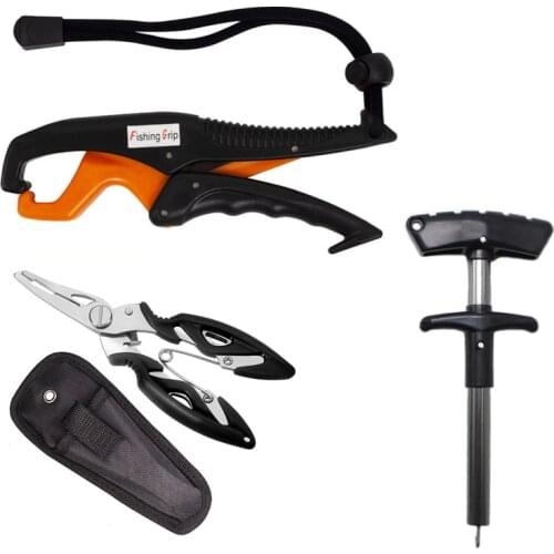 3 in1 Pro Fishing Tool Set Includs Fishing Pliers, Fish Gripper&Fish Hook Remover