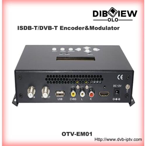OTV-EM01 HDMI CVBS to RF DVB-T ISDB-T modulator