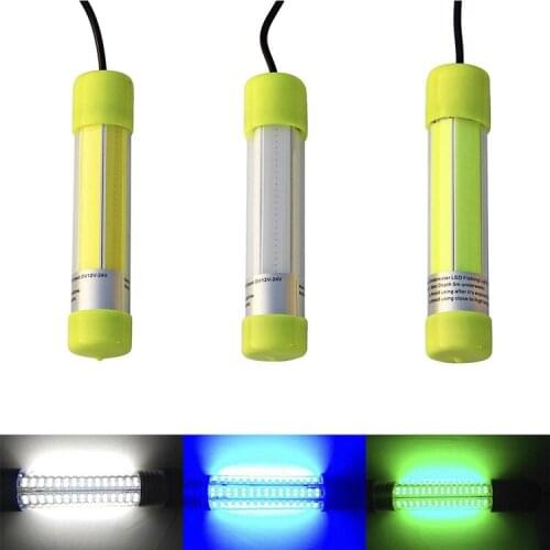 LED Underwater Diving Light fishing light IP68 Waterproof 20W COB 12V-24V fishing diving lights