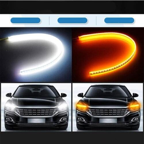 Turn Signal Car Light Guide Light Strip Streamer LED Light Strip Daily Running Light General Modification Turn Guide Light Strip