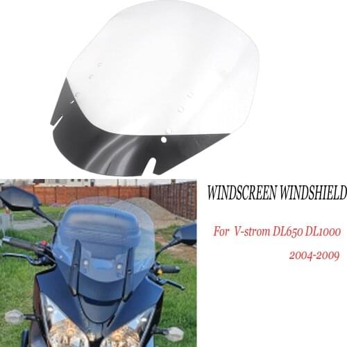 For Suzuki Vstrom V-strom DL 650 1000 DL1000 DL650 Motorcycle Windscreen Windshield 2006 - 2009
