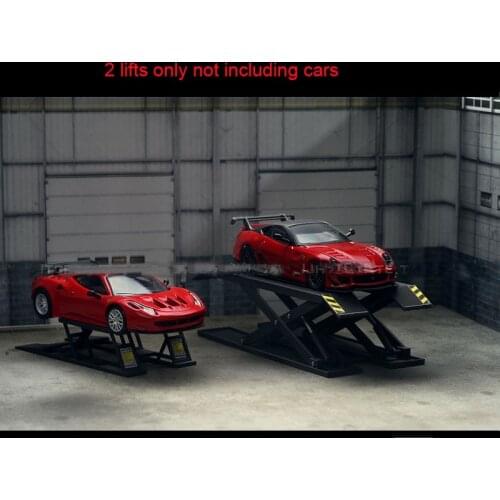 1/64 lift maintenance scene decor props model car scene parking repairing garage
