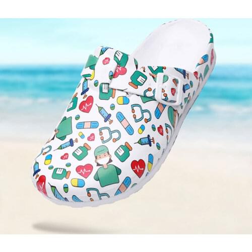 2021 Hospital Surgical Medical Slipper Women Doctor EVA Non-slip Nurse Clogs Medical Shoes Nursing Clogs SPA Beauty Salon Shoes