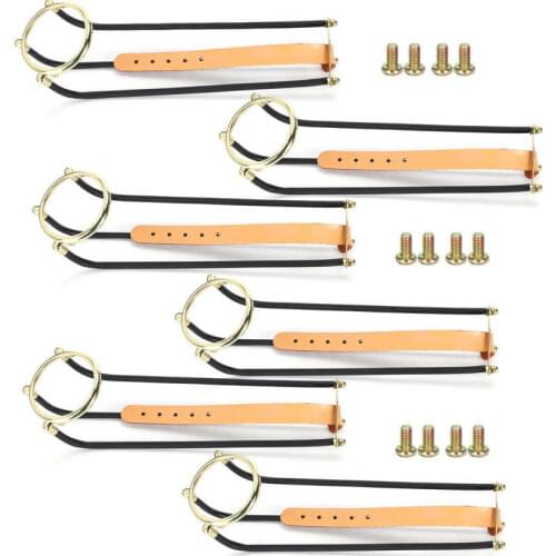 6Pcs Billiard Table Rail Bronze Brass Billiards Table Pocket Rail Snooker Table Brass Rail American /British Billiard Table Part