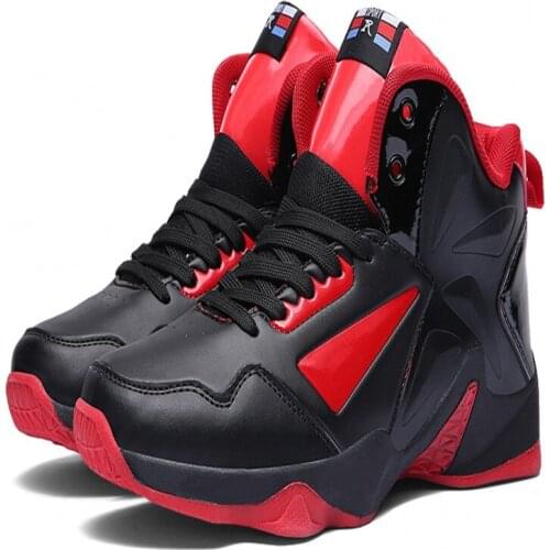 2019 Spring Couple Basketball Shoes Breathable Non Slip Outdoor Man Basketball Boots Gym Training Women Basketball Sneakers