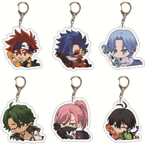 2021 Keychains SK8 The Infinity Reki Kyan Langa Hasegawa Miya Cherry Blossom Joe Anime Acrylic Key Ring Pendant Cutey Key Chain