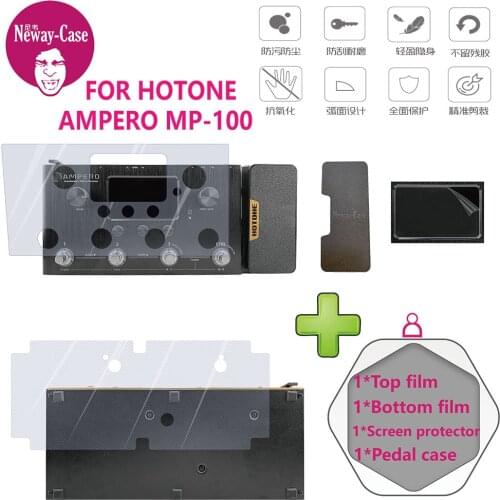 Neway-Case Guitar Multi Effect Protector Film for HOTONE AMPERO MP-100 Electric Guitar Pedal Effects Accessories