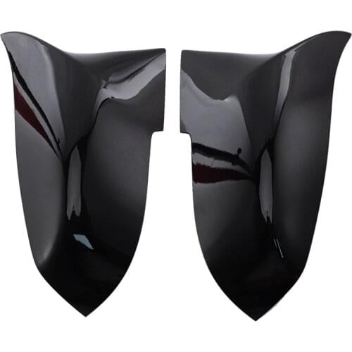 For bmw F20 F21 F87 M2 F23 F30 F36 X1 E84 Gloss Black Side Mirror Cover Cap Rearview -M4 Style