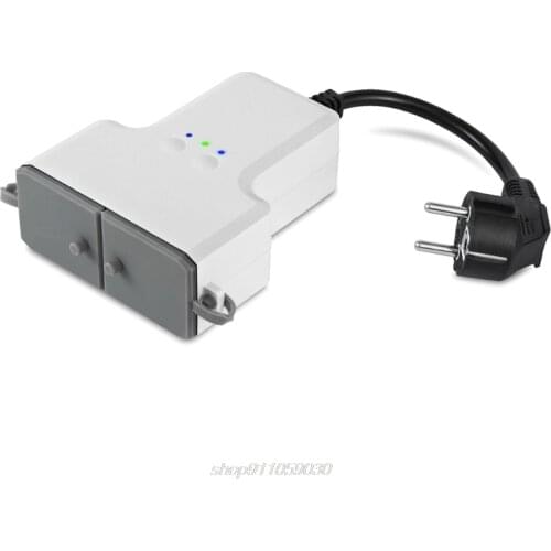 Dual WIFI Smart Waterproof Socket IP44 Outdoor Smart Plug Outlets Tuya Works with Smart Life Home App Timer M23 21 Dropship