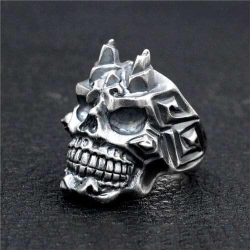 Gothic Style Punk Rock Skull Ring Fashion Mens Ring Banquet Party Jewelry