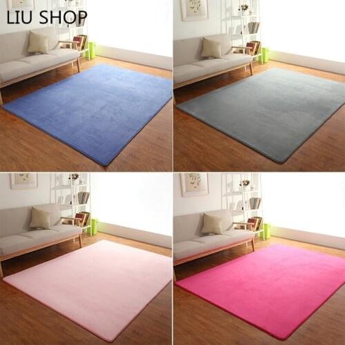 Coral velvet carpet bedroom living room table mat room balcony windows baby pad yoga rug large size big tapetes