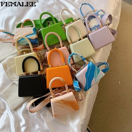 2021 New High Quality Leather Handbags Summer Trendy Design Solid Color Lady Crossbody Purses Fashion Female Tote Shoulder Bolsa