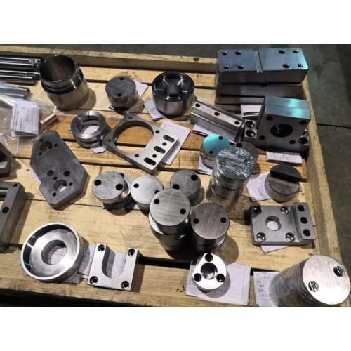 Processing of high-precision parts for mechanical fixtures