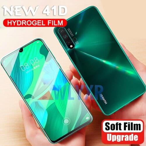 Front & Back 0.1mm Protective Film For Huawei Honor 20 9X 8X 10 Pro Lite Screen Protector For Nova 3E 3i 4 4E 5 5i Hydrogel Film