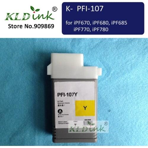 PFI-107Y - Yellow Dye Ink Tank for imagePROGRAF iPF670 Printer