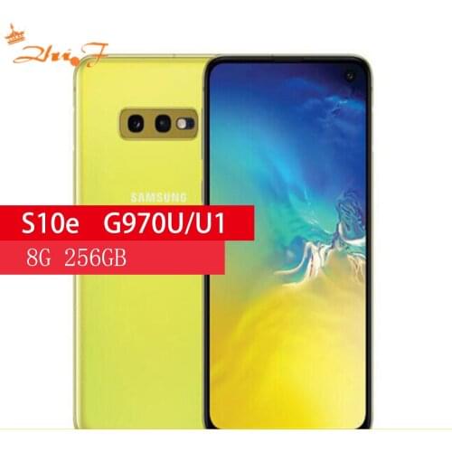 Samsung Galaxy S10e G970U/u1 8GB RAM 256GB ROM Octa Core Snapdragon 855 LTE Android Mobile Phone 5.8" 16MP&12MP NFC