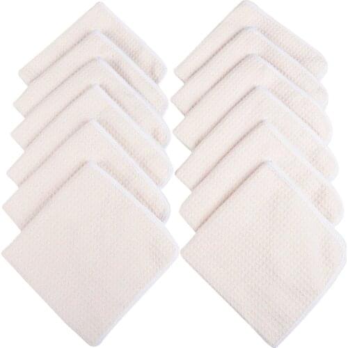 Sinland Microfiber Waffle Weave Dishcloths Micro Fiber Kitchen Dish Cloth Cleaning Rags Lightweight Faster 12Inx12In 50PC/LOT