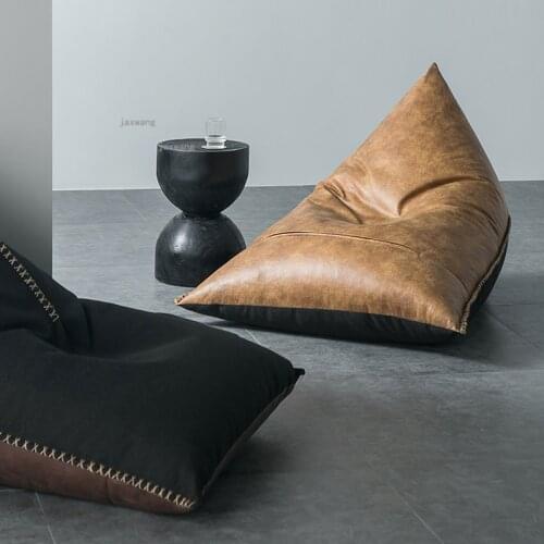 Nordic Household Furniture Lazy Sofa Dormitory Bedroom Hotel Single Sofa Chair Balcony Living Room Tatami Leisure Bean Bag Sofas