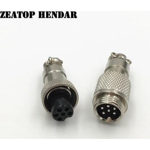 50Set GX12 Docking 2 3 4 5 6 Pin Male Female Butt Joint 12mm Wire Panel Connector Circular Connector Aviation Socket Plug