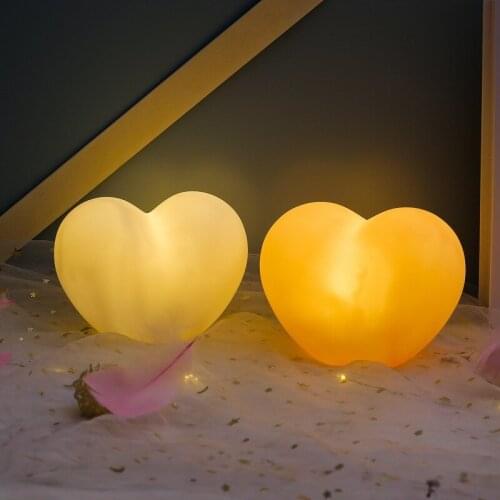 Led Bedroom Night Light Bed Lamp Love Light Holiday Romantic Rechargable Bulb For Baby Kids Gift Decoration Indoor Lighting