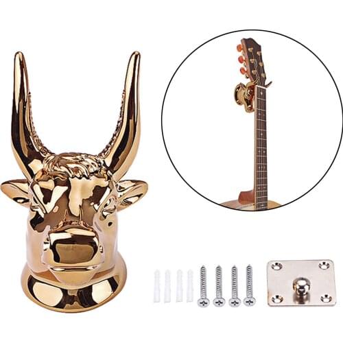 Universal Wall Mount Guitar Hanger Steel Guitar Wall Hanger Classic Guitar Holder Banjo Mandolin Support