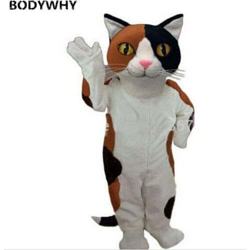 High quality Wholesale Cosplay Cat Mascot Costume Suit Party Game Dress Outfits Clothing Christmas Halloween Xmas Free Shipping