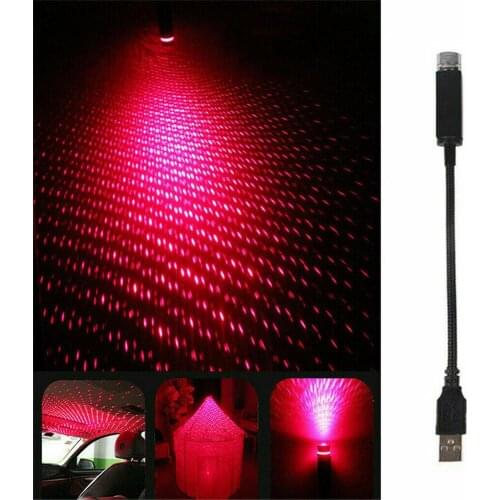 Star USB Night Light Car Roof Lights Car Atmosphere Lamp KTV New Year Birthday Holiday Lighting Party Romantic