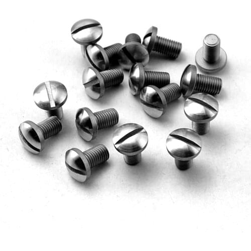 4pieces 416 Stainless Steel CNC Slotted Screws Bolts Kit Replacement for 1911 Grips Model Repair Tool Parts