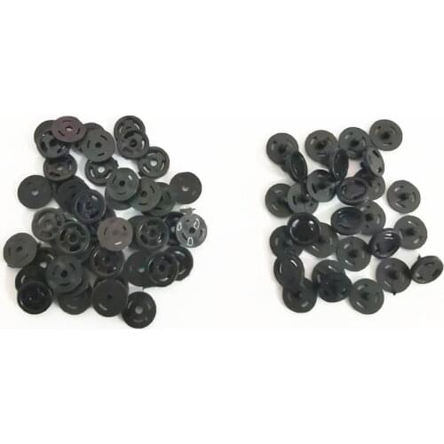 50sets 4mm Black/White Plastic Snap Buttons Baby Doll Clothes Fasteners DIY Sewing Crafts Scrapbooking Accessories