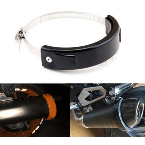 60% HOT SALES !!!100-140mm Round Metal Exhaust Funnel Clamp Motorcycle Repair Parts Accessory
