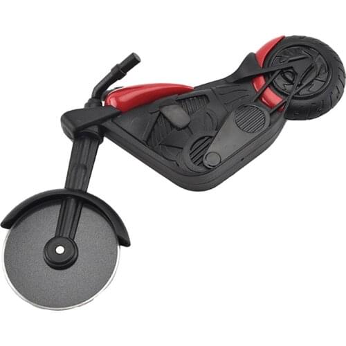 Non-Stick Motorcycle Shape Pizza Cutter Wheel Stainless Steel Cake Pies Waffles Cutting Knife for Kitchen Restaurant Cake Tool