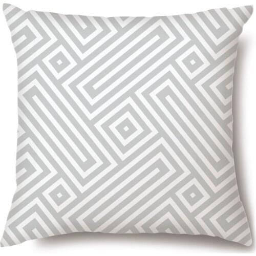 Artinlive New Gray Hemp Pillowcase Plain Car Sofa Cushion Cover Cotton Linen Office Simple Pillowcases Fashion Decorate