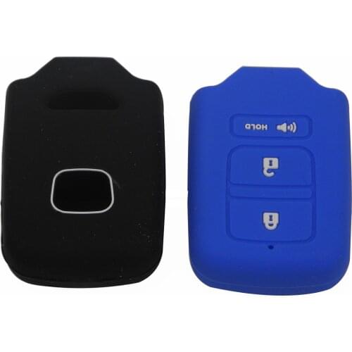 Kutery 3 Buttons Remote Car Key Case Silicone Protect Shell For Honda Vezel City Civic Jazz BR-V HR-V