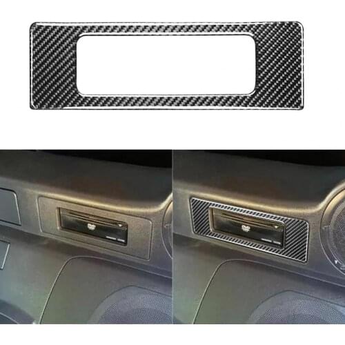 50% Hot Sales Player Sticker Perfect Fitting Self Adhesive Carbon Fiber Car DVD Player Frame Sticker Decal for Nissan 350Z 2003