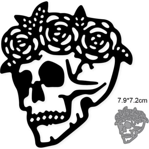 AILIDA Craft metal cutting dies cut die mold Halloween Skull decoration Scrapbook paper craft knife mould blade punch stencils