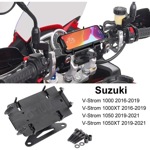 For Suzuki V-Strom 1000 Vstrom 1000XT V-Strom 1050 Vstrom 1050XT New Mobile Phone Navigation Bracket Motorcycle USB Charging For