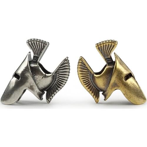 Helmet Knife Beads Brass Umbrella Rope Pendant Copper Devil Paracord Bead