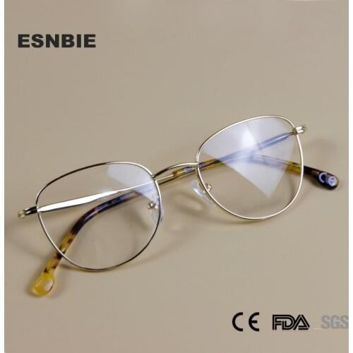 Alloy Vintage Butterfly Round Glasses Trendy Prescription Eyeglasses WomenS Frame Glasses Women Optical Eyewear Myopia glasses