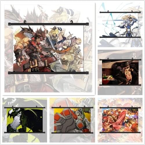 Guilty Gear Sol Badguy Ky Kiske Anime Manga HD Print Wall Poster Scroll